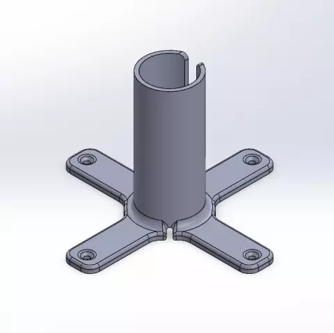 SUPPORT TUBE LEDS — Support pratique pour maintenir verticalement un tube LED.
