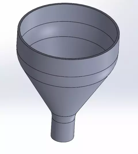 ENTONNOIR H40 — Petit entonnoir pratique pour transvaser facilement liquides, poudres ou petits matériaux.