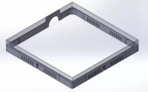 REHAUSSE CREALITY K1 — Rehausse permettant d’adapter ou d’augmenter la hauteur utile de la Creality K1.