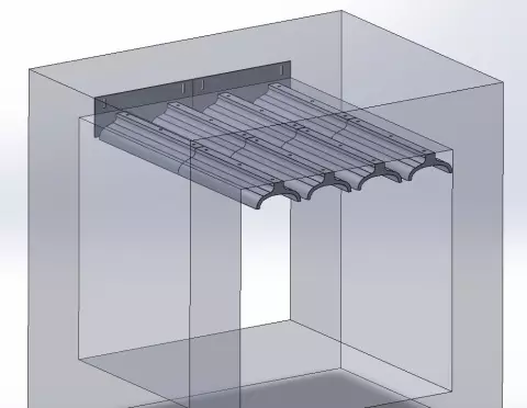 PORTES VERRES MEUBLE KALLAX — Lot de 2 supports pour ranger des verres sur ou dans un meuble Kallax.