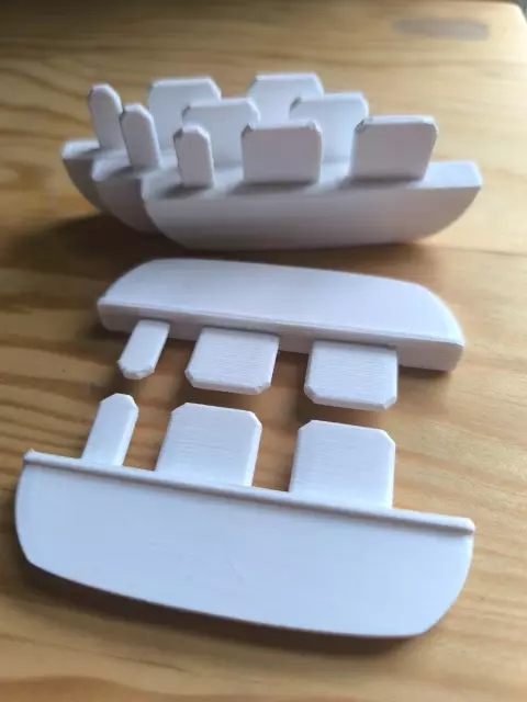 AILETTE PLATE POUR VOLET ROULANT ABRIBLUE — pièce refaite en impression 3D