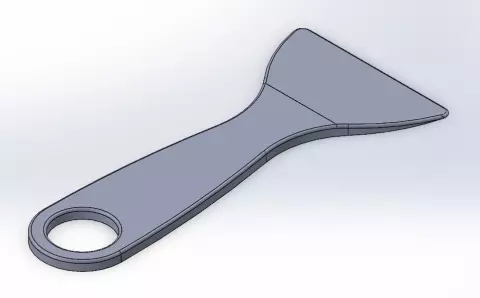 SPATULE PLATEAU — Spatule pratique pour manipuler, décoller ou nettoyer facilement les surfaces et plateaux.
