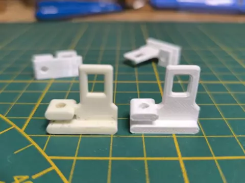 GLISSIÈRE TRINGLES À RIDEAUX — réalisation 3DLUV imprimée en 3D