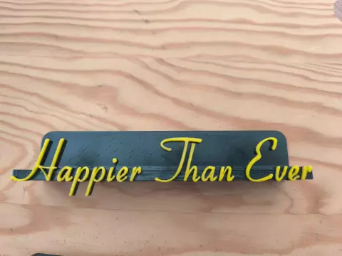 SUPPORT BILLIE EILISH CD HAPPIER THAN EVER X 1