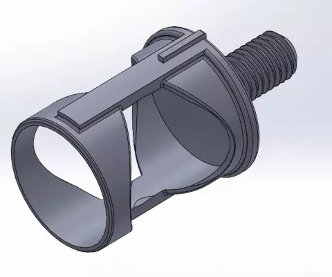 PIECE SUPPORT POMMEAU DOUCHE — Pièce de remplacement pour support de pommeau de douche.